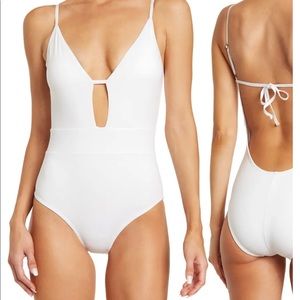 NWT BECCA Color Code Plunge Swimsuit!